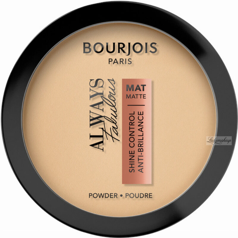 Bourjois - ALWAYS Fabulous Powder - Aksamitny puder matujący do twarzy - 10 g - 115 - GOLDEN IVORY