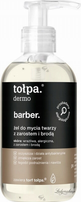 Tołpa - Dermo Barber - Żel do mycia twarzy z zarostem i brodą - 150 ml