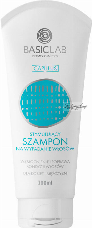 BASICLAB - CAPILLUS - Stymulujący szampon na wypadanie włosów dla kobiet i mężczyzn - 100 ml