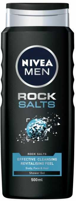 NIVEA_Men Rock Salts żel pod prysznic do twarzy, ciała i włosów 500ml