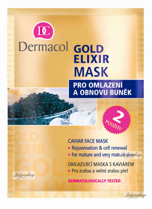 Dermacol - Gold Elixir Caviar Face Mask - Odmładzająca kawiorowa maska do twarzy