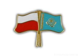 Flaga Polska - Kazachstan