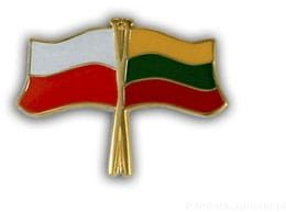 Flaga Polska - Litwa