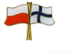 Flaga Polska - Finlandia