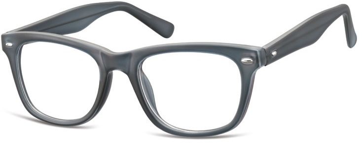 Sunoptic Okulary oprawki zerowki korekcyjne nerdy CP163F szare