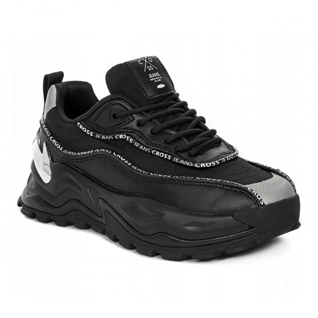 Sneakersy damskie Cross Jeans II2R4018 czarne