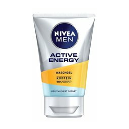 Nivea, Men Active Energy, energetyzujący żel do mycia twarzy, 100 ml