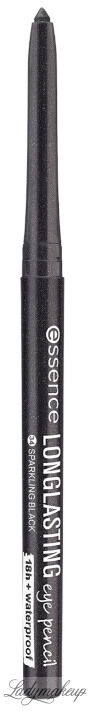Essence - Long lasting eye pencil - Automatyczna kredka do oczu - 34 SPARKLING BLACK