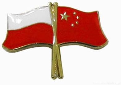 Flaga Polska - Chiny