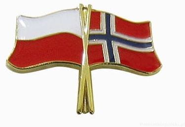 Flaga Polska - Norwegia
