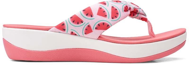 Klapki damskie Clarks Arla Glison różowe261585964