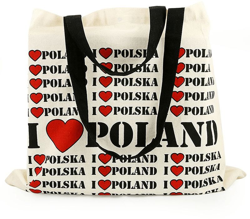 Torba płócienna I LOVE POLAND