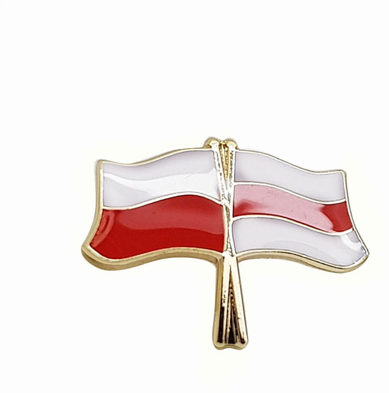 Przypnka flaga PL- Wolna Białoruś