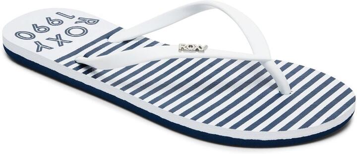 japonki damskie ROXY VIVA STAMP II White - WHT