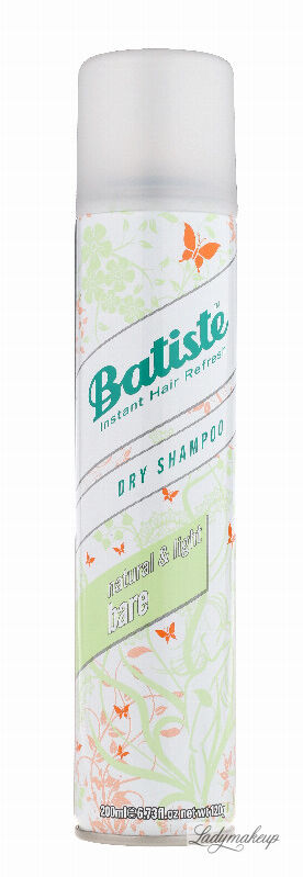 Batiste - Dry Shampoo - NATURAL & LIGHT BARE - Suchy szampon do włosów - 200 ml