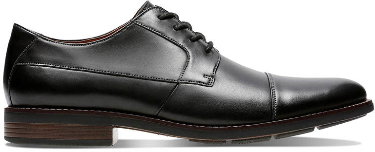 Półbuty męskie Clarks Becken Cap Black26123139