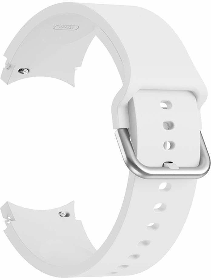 Pasek gumowy IconBand do Samsung Galaxy Watch 4 / 5 / 5 PRO (40 / 42 / 44 / 45 / 46 MM) White