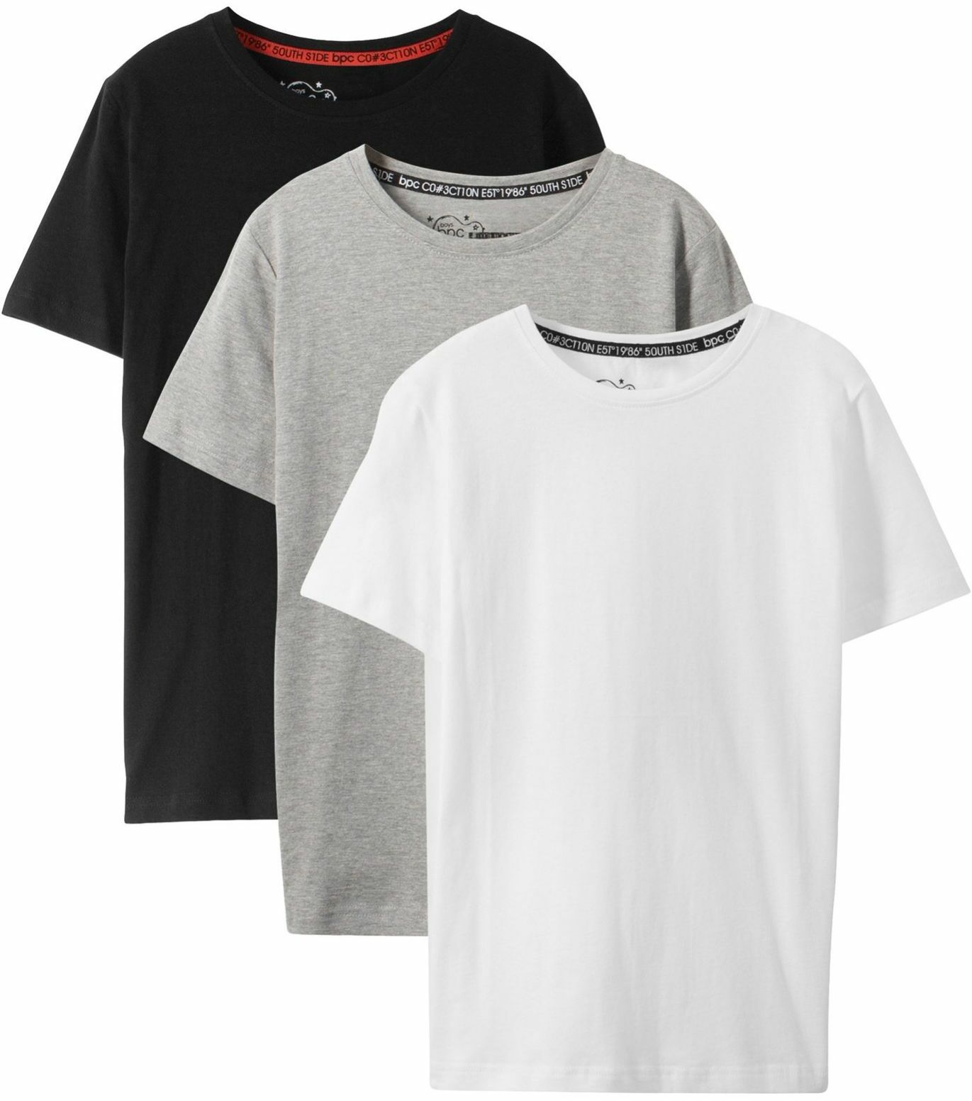 T-shirt chłopięcy basic (3 szt.) - bonprix