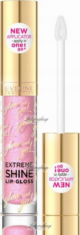 Eveline Cosmetics - Glow and Go! Extreme Shine Lip Gloss - Błyszczyk do ust - 07 - GLOSSY ROSE