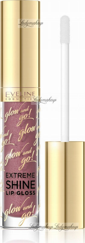 Eveline Cosmetics - Glow and Go! Extreme Shine Lip Gloss - Błyszczyk do ust - 09 - DARK NUDE