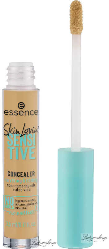 Essence - Skin Lovin Sensitive - Concealer - Korektor do cery wrażliwej - 3,5 ml - 25 MEDIUM OLIVE