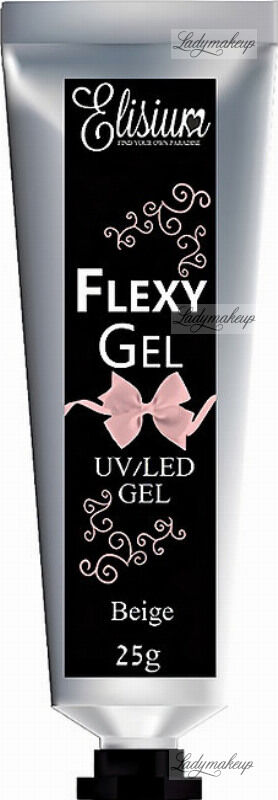 Elisium - UV/LED GEL - FLEXYGEL - Żel do stylizacji paznokci - 25 g - BEIGE - 25 g