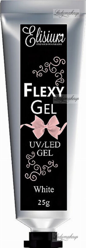 Elisium - UV/LED GEL - FLEXYGEL - Żel do stylizacji paznokci - 25 g - WHITE - 25 g