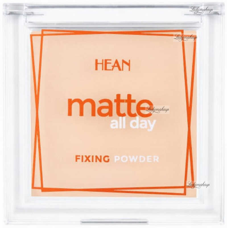HEAN - Matte All Day - Fixing Powder - Matujący puder do twarzy - 9 g - 53 NATURAL