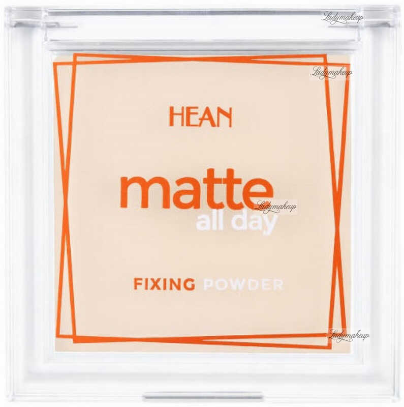 HEAN - Matte All Day - Fixing Powder - Matujący puder do twarzy - 9 g - 52 IVORY