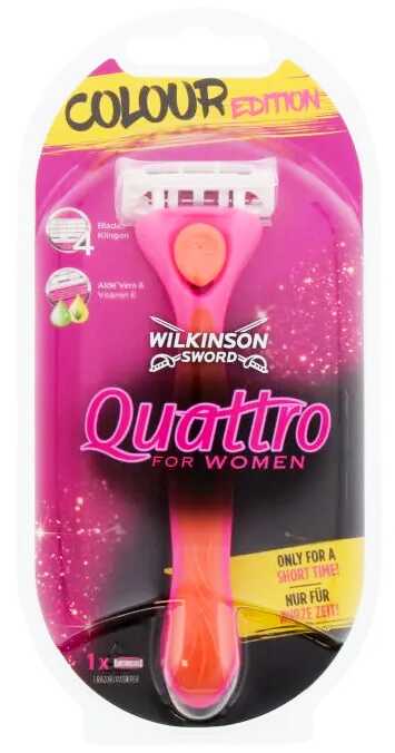 Wilkinson Sword Quattro maszynka do golenia dla kobiet Colour Edition