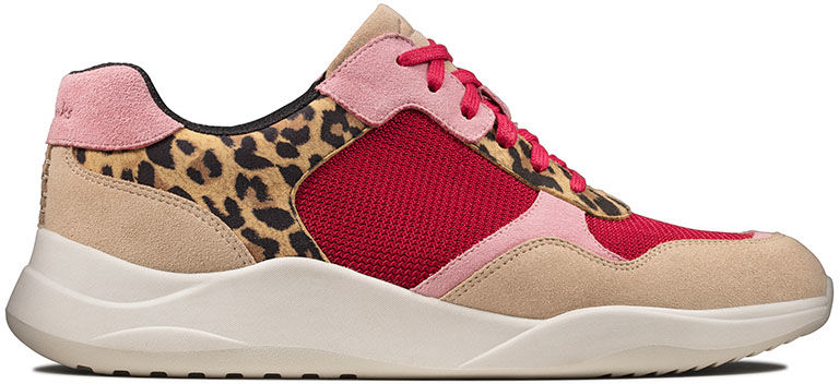 Damskie buty sportowe Clarks Sift Lace beżowe261498384