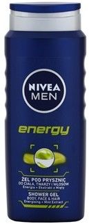 Nivea Men Energy żel pod prysznic do twarzy, ciała i włosów 500 ml