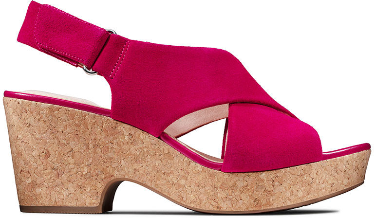 Sandały damskie Clarks Maritsa Lara czerwone261479264