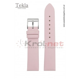 Pasek do zegarka TK126ROZ/18 - gładki, różowy