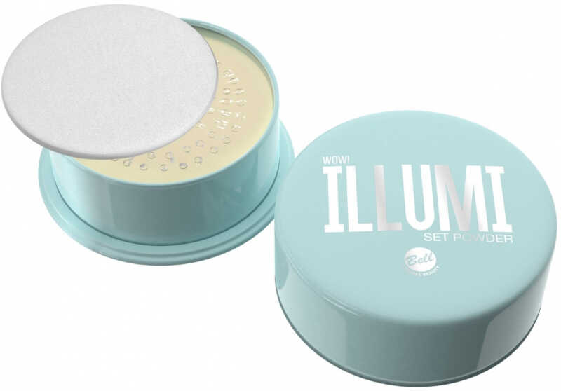 Bell - WOW! ILLUMI Set Powder - Loose Face and Body Lightening Powder - Sypki puder rozświetlający do twarzy i ciała - 5,5 g