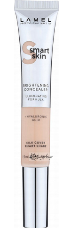 LAMEL - Smart Skin Brightening Concealer - Rozświetlający korektor w płynie - 15 ml - 402