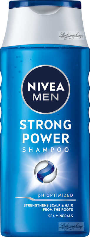Nivea - Men - Strong Power Shampoo - Szampon z minerałami morskimi dla mężczyzn - 250 ml