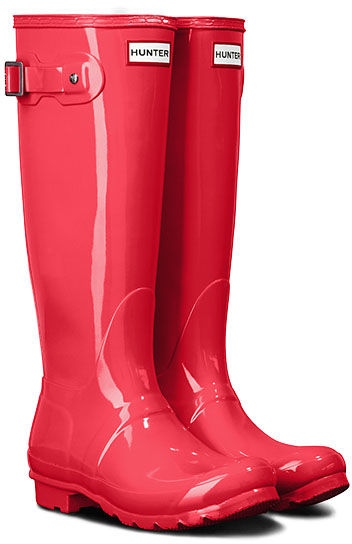 Kalosze damskie HUNTER Womens Original Tall Gloss różoweWFT2000RGL HYPER PINK