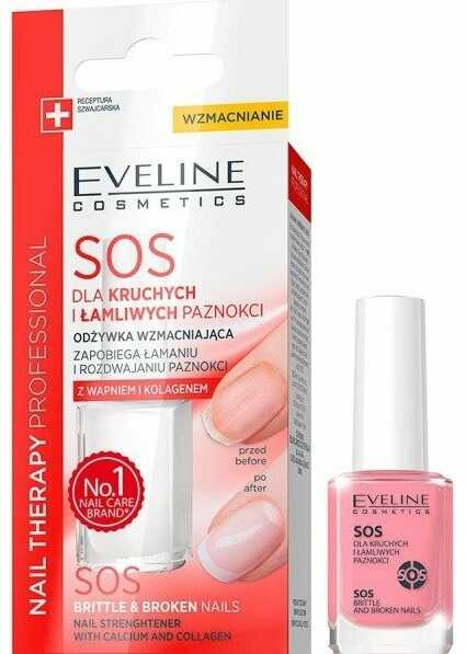 Eveline Cosmetics SOS Odżywka do łamliwych i kruchych paznokci 12ml