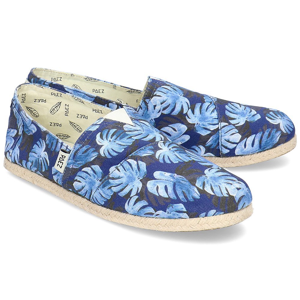 Paez Original Raw - Espadryle Męskie - 1930201H0002301 - Niebieski
