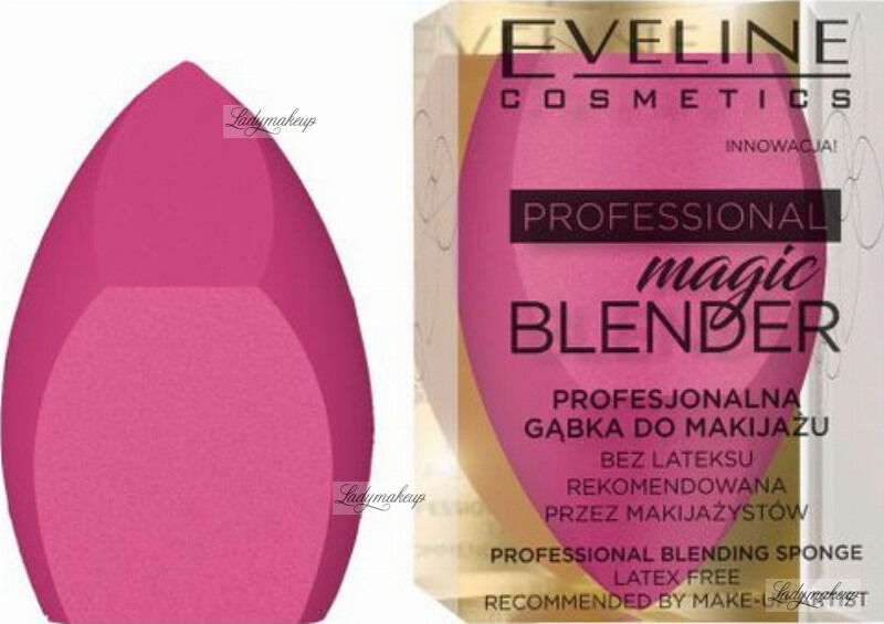 Eveline Cosmetics - Professional Magic Blender - Profesjonalna gąbka do makijażu, bez lateksu - Różowa