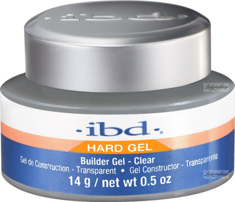 Ibd - Hard Gel - Builder Gel - Żel budujący - 14 g - CLEAR