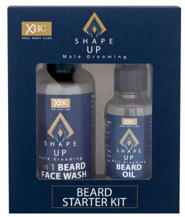 Xpel Shape Up Beard Starter Kit zestaw Mydło do twarzy hape Up 100 ml + Olej do brody Shape Up 30 ml dla mężczyzn