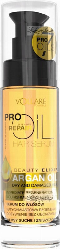 VOLLARE - PRO OIL - HAIR SERUM DRY AND DAMAGE - Serum do włosów suchych i zniszczonych - 30 ml