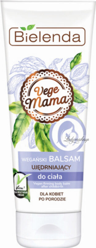 Bielenda - Vege Mama - Wegański balsam ujędrniający do ciała - Dla kobiet po porodzie - 200 ml