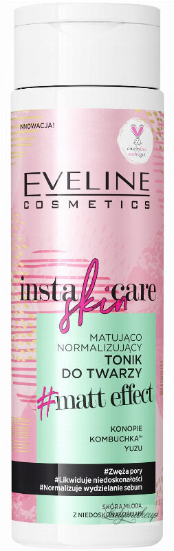 Eveline Cosmetics - INSTA SKIN CARE - Matująco normalizujący tonik do twarzy - 200 ml