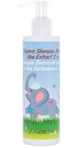 AZETA Bio Organic Shampoo Shower Aloe Extract szampon i płyn do mycia ciała 2in1, 200ml - !!! 24h WYSYŁKA !!!