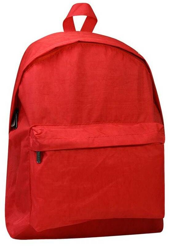 Plecak materiałowy Loren czerwony HB48