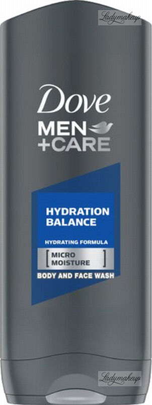 Dove - Men+Care - Hydration Balance - Body and Face Wash - Żel pod prysznic do mycia ciała i twarzy dla mężczyzn - 400 ml