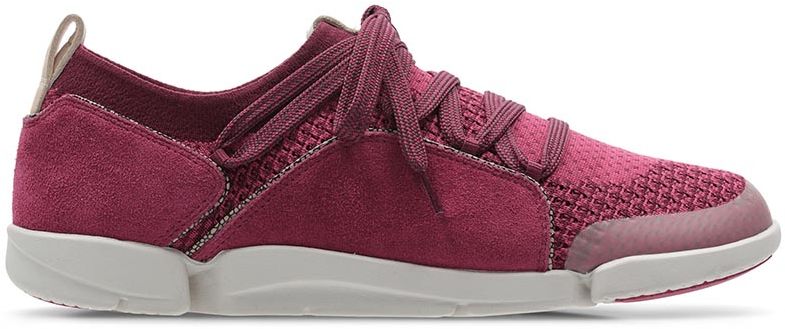 Buty sportowe damskie Clarks Tri Amelia bordowe261389334